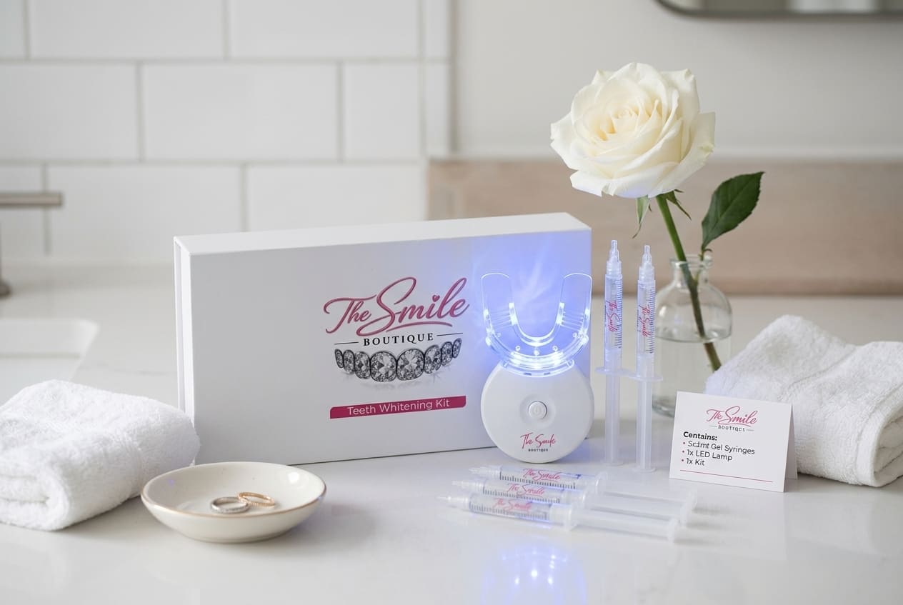 Home LED Lamp Teeth Whitening Kit
