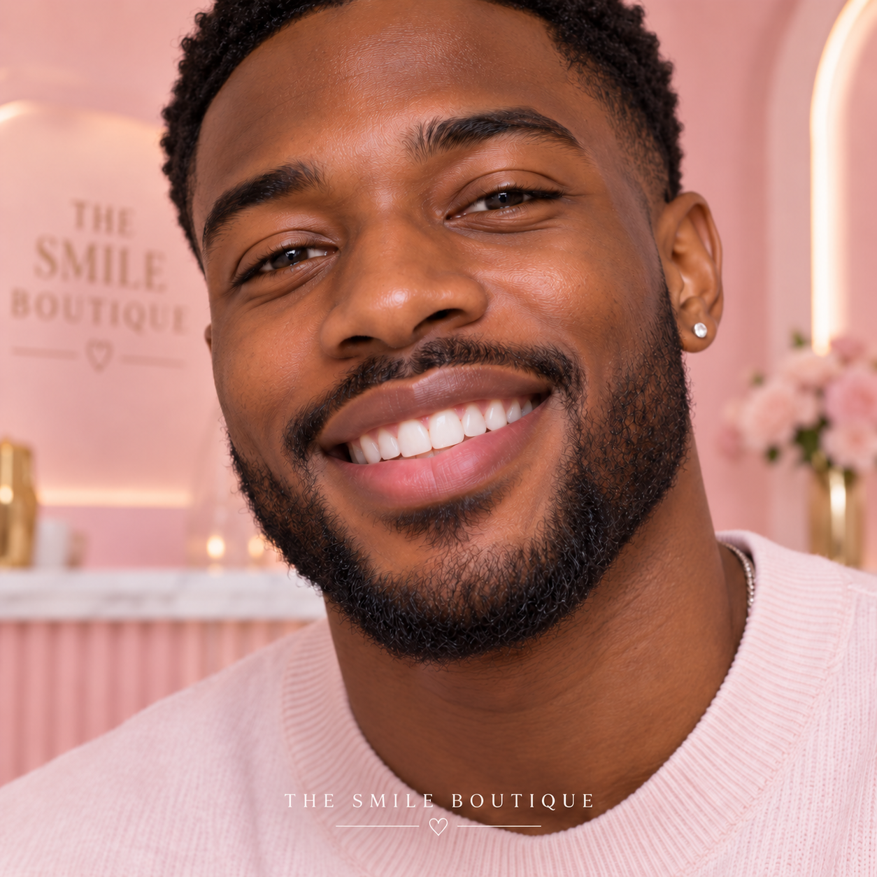 Smile after whitening