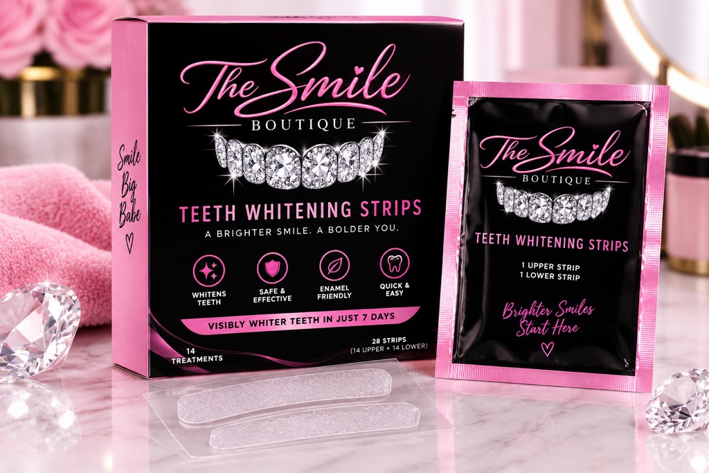 Teeth Whitening Strips — Coming Soon